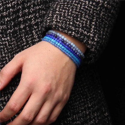 Casual Retro Geometric Natural Stone Agate Bracelets In Bulk