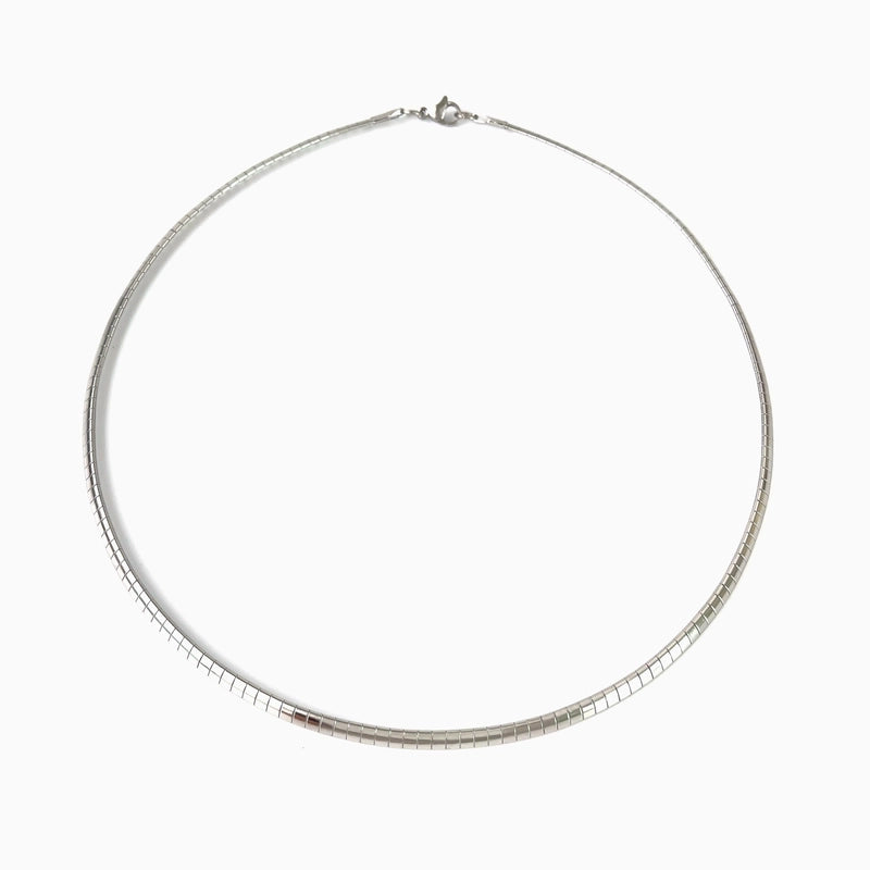 Exaggerated Minimalist Solid Color 316L Stainless Steel 18K Gold Plated Irregular Choker