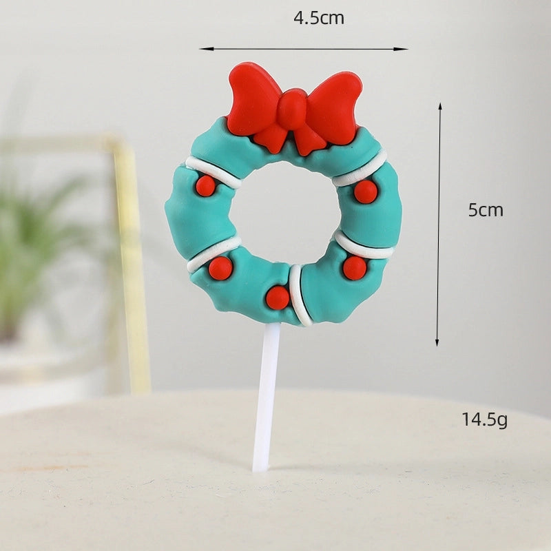 Christmas Santa Claus Soft Glue Party Cake Decorating Supplies