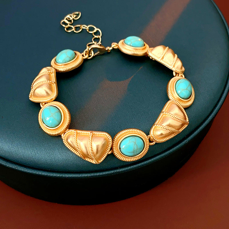 Women Luxurious Bell Triangle Ellipse Round Heart Droplet Alloy Electroplating Jewelry Sets