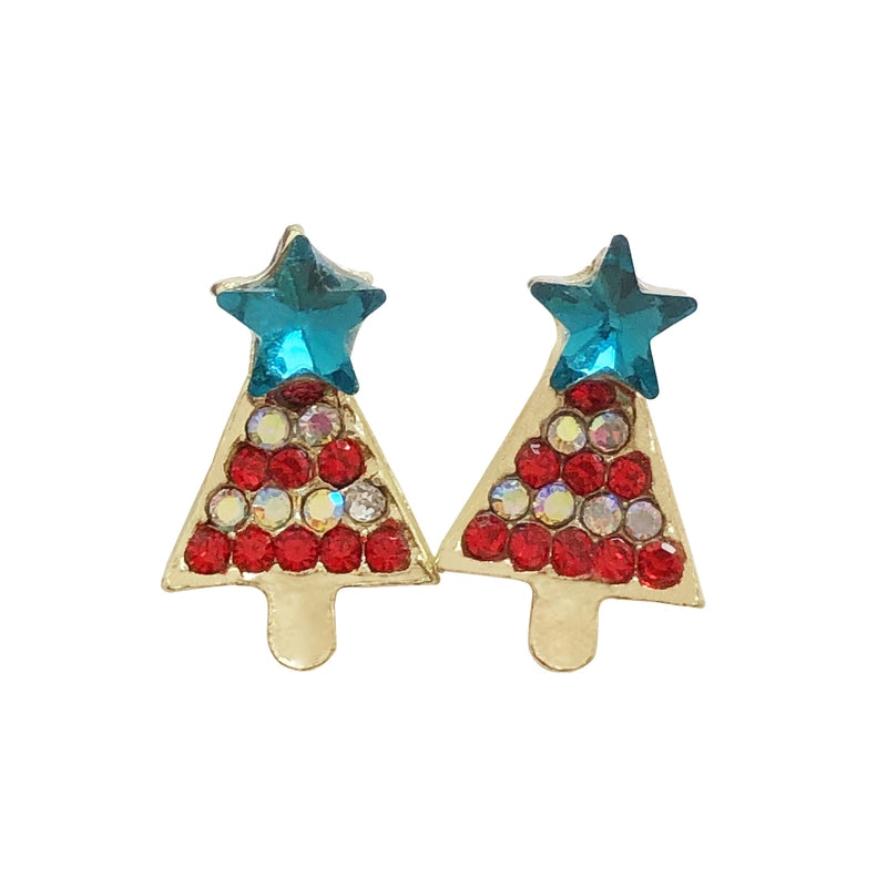 Christmas Cute Minimalist Christmas Tree Santa Claus Snowman Alloy Party Festival