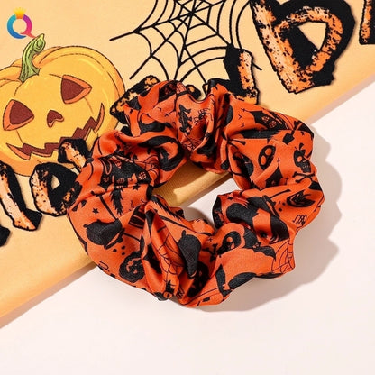 Halloween Funny Pumpkin Hair Tie