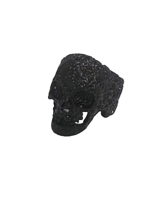 Retro Skull Alloy Plating Halloween Unisex Open Rings