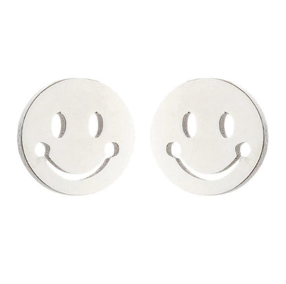 1 Pair Fashion Geometric Plating 304 Stainless Steel 18K Gold Plated Ear Studs