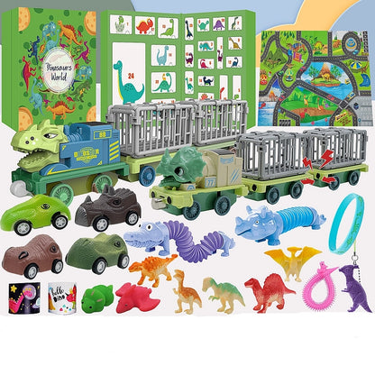 Christmas Countdown Dinosaur Blind Box Advent Calendar Diy Tyrannosaurus Rex Dinosaur Toy Set