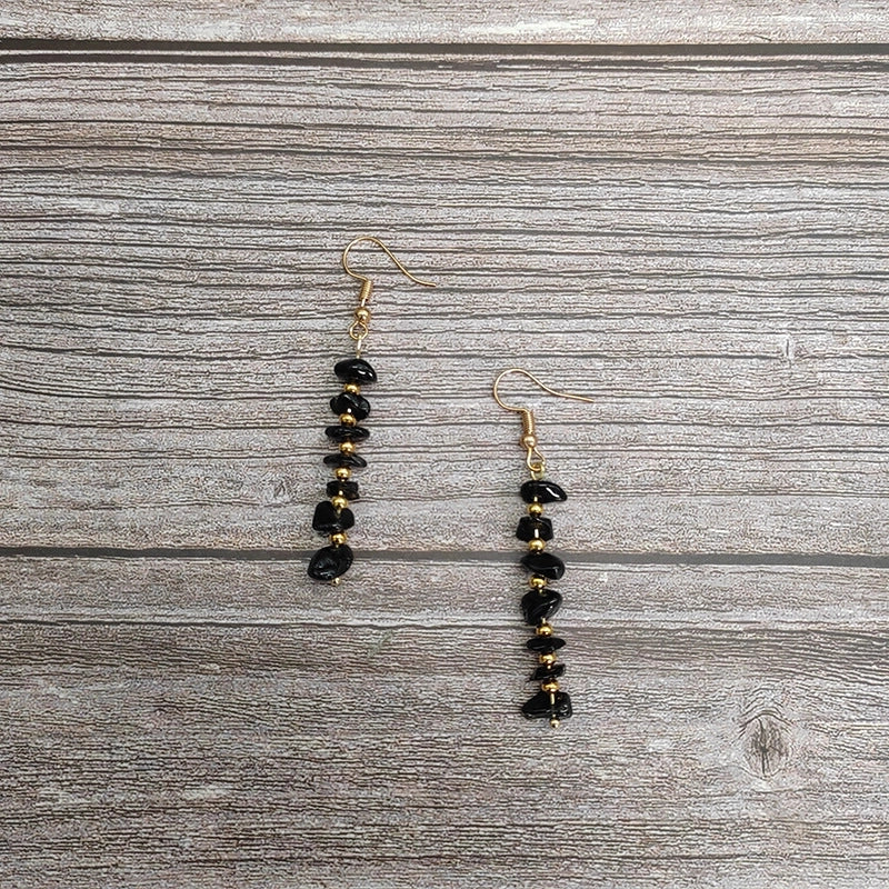 1 Pair Ethnic Style Geometric Natural Stone Drop Earrings