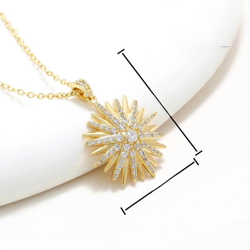 Copper 14K Gold Plated Basic XUPING Modern Style Inlay Cross Bird Artificial Gemstones Pendant Necklace