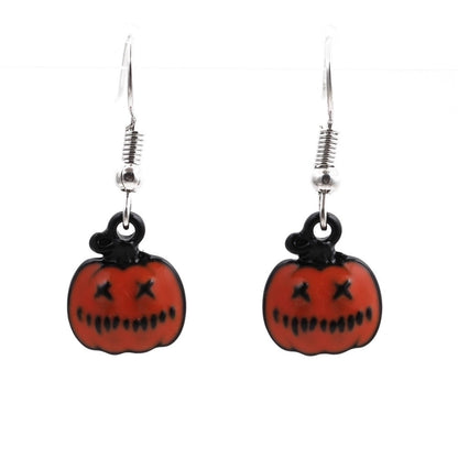 Halloween Ghost Skull Pumpkin Earrings