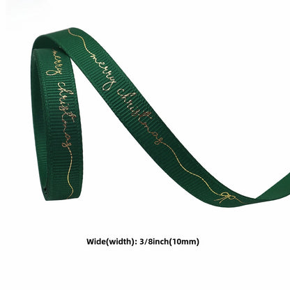 Christmas Ribbon Cake Baking Ribbon Christmas Gift Box Packaging Ribbon Ribbon Bow Christmas Ribbon