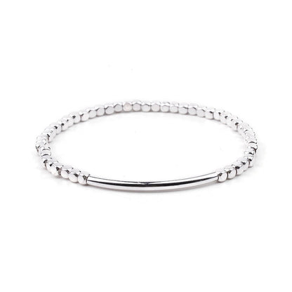 Minimalist Geometric Beaded Crystal Bracelets