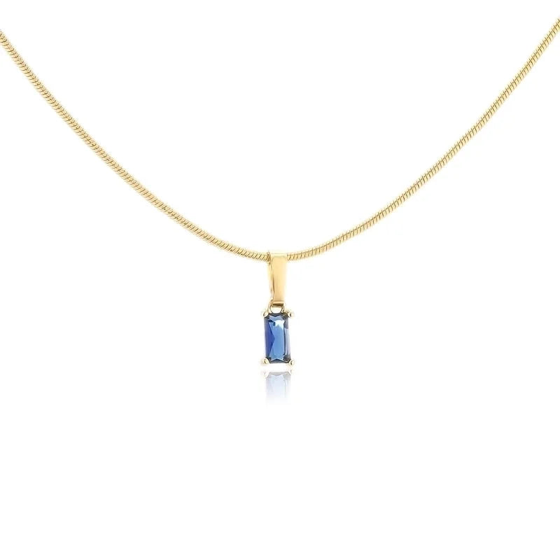 Minimalist Geometric Copper 18K Gold Plated Necklace