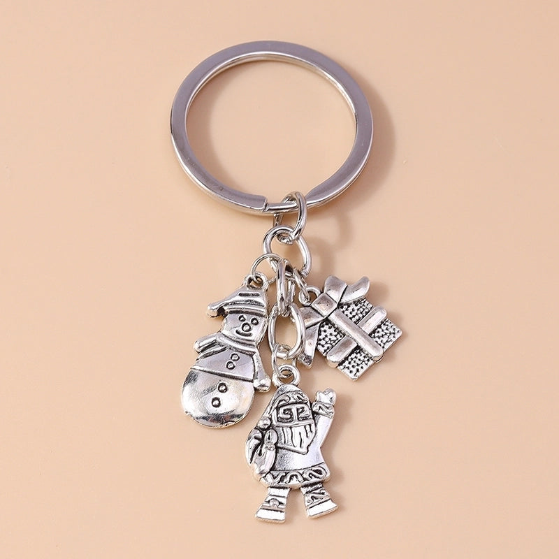 Commute Elk Christmas Keychain