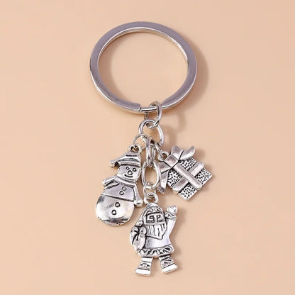 Commute Elk Christmas Keychain