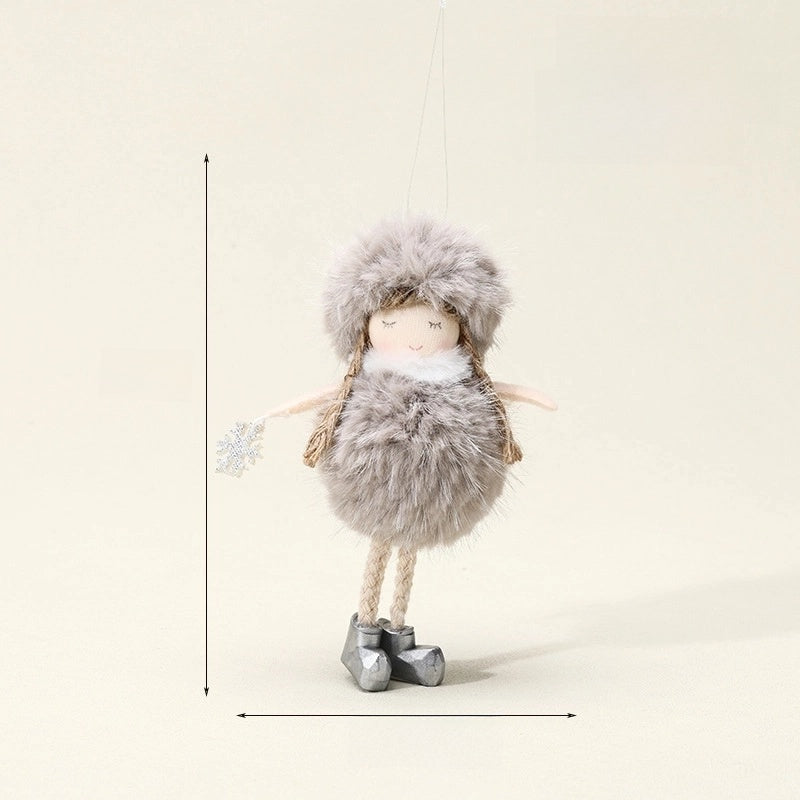 Christmas Angel Cloth Plush Party Hanging Ornaments