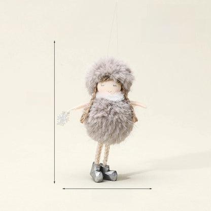Christmas Angel Cloth Plush Party Hanging Ornaments