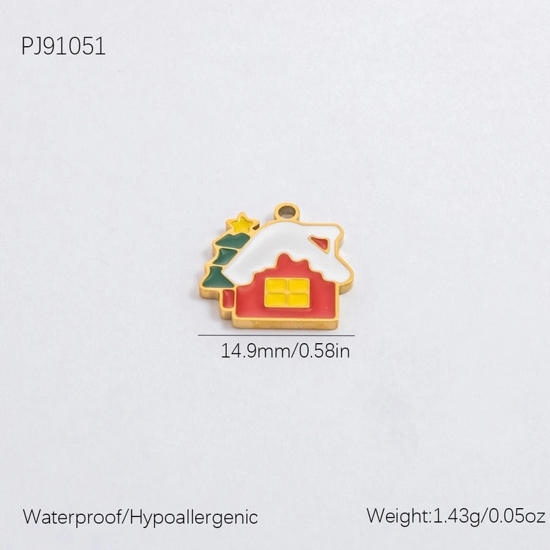 Cute Modern Style Christmas Tree Bow Knot Snowflake 304 Stainless Steel Plating Bracelets Earrings Necklace