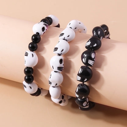 Funny Skull Beaded Bracelets