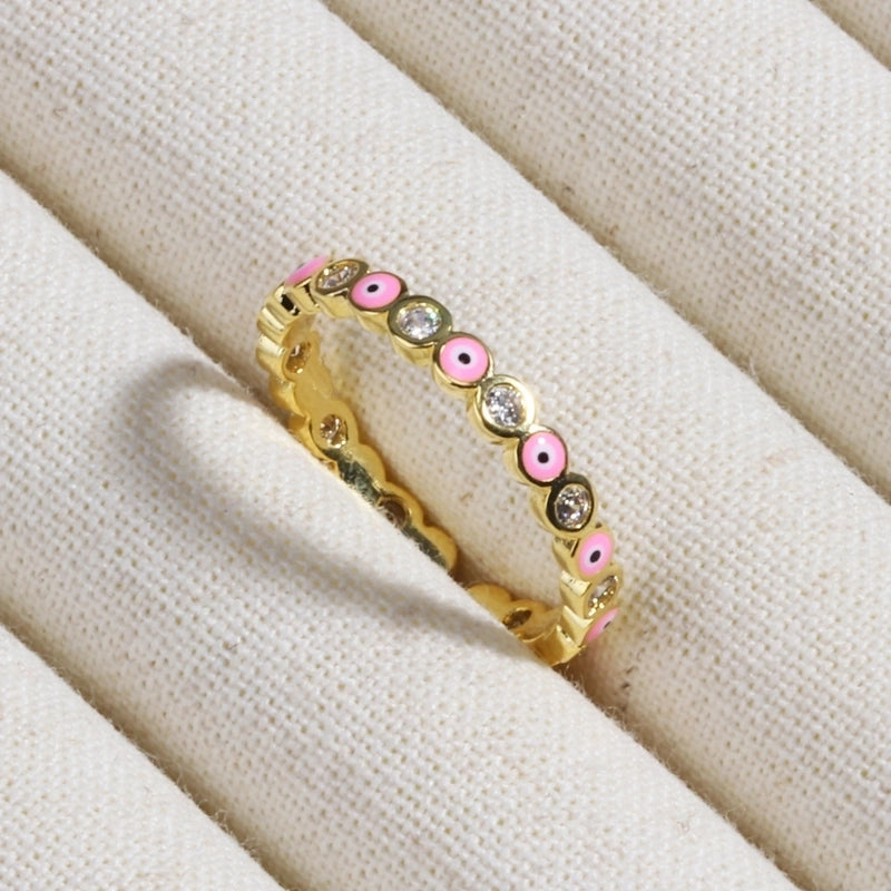 Copper Devil's Eye Rings