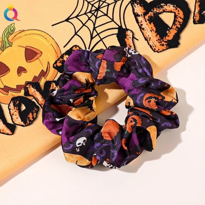 Halloween Funny Pumpkin Hair Tie