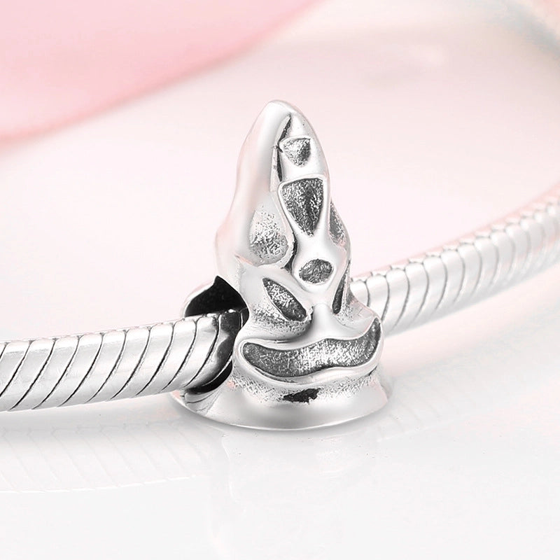 Streetwear Halloween Pattern Geometric Sterling Silver Halloween Jewelry Accessories