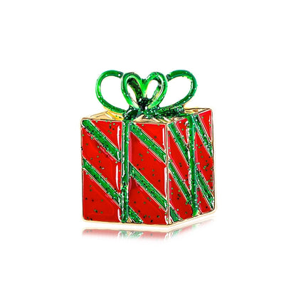 Cute Pin Animal Christmas Tree Snowman Alloy Plating Unisex Brooches