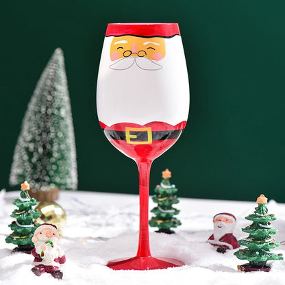Christmas Cute Christmas Tree Santa Claus Snowman Glass Water Bottles 1 Piece