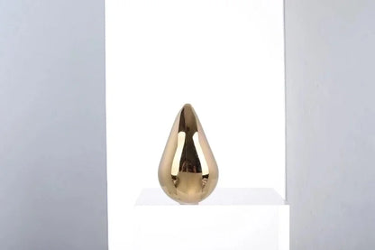 1 Pair Classic Style Water Droplets Plating 304 Stainless Steel Titanium Steel 18K Gold Plated Ear Studs