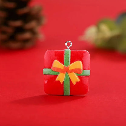 Christmas Resin Hanging Ring Small Pendant Diy Accessories Christmas Tree Decoration Supplies Small Pendant Hanging Ornament