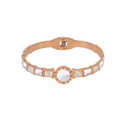 Titanium Steel 18K Gold Plated Bangles