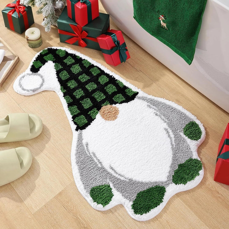 Christmas Casual Cute Christmas Tree Santa Claus Imitation Cashmere