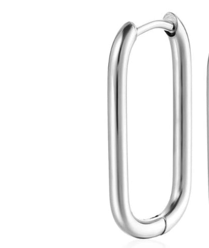 1 Piece Fashion Square Plating 201 Stainless Steel 18K Gold Plated Earrings