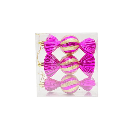 Christmas Electroplated Candy Ball Set Christmas Tree Hanging Decoration Christmas Candy Colorful Candy