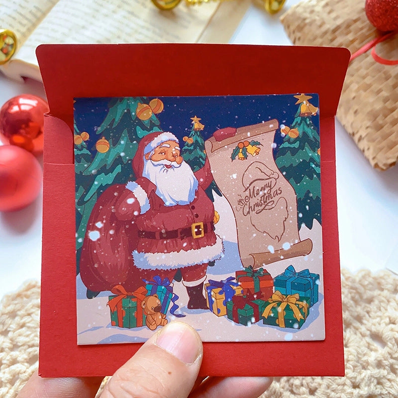 Christmas Christmas Tree Elk Christmas Festival Card