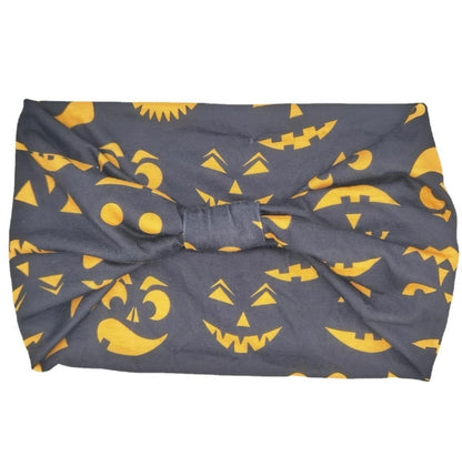 New Halloween Skull Cobweb Pumpkin Pattern Sweat-absorbent Yoga Running Headband Headband Headband Hair Accessories Headband