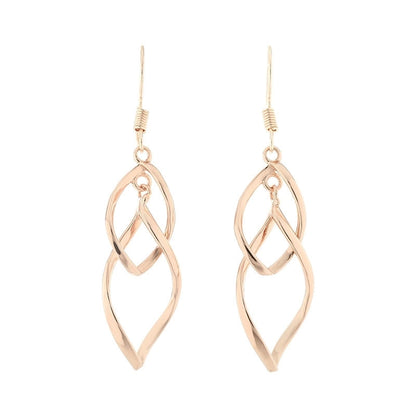 1 Pair Vintage Style Water Droplets Copper Drop Earrings