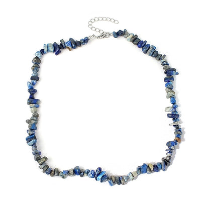 Vacation Irregular Geometric Natural Stone Crystal Handmade Necklace