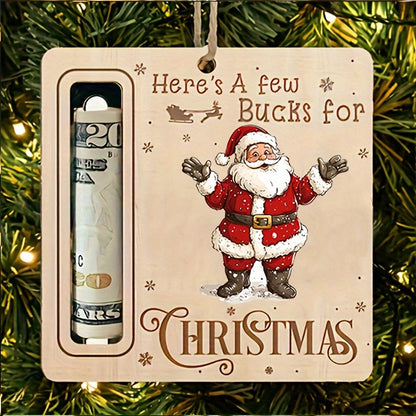 Christmas Cartoon Style Santa Claus Snowman Elk Wood Daily Festival Hanging Ornaments Decorations Hanging Ornaments