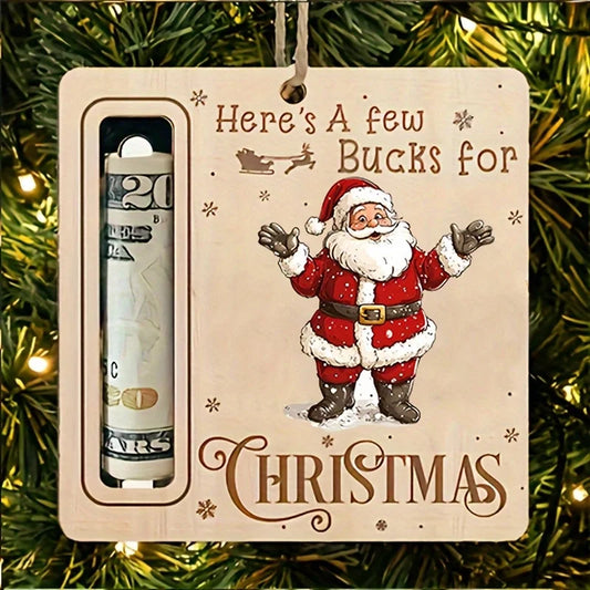 Christmas Cartoon Style Santa Claus Snowman Elk Wood Daily Festival Hanging Ornaments Decorations Hanging Ornaments