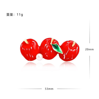 2 Pieces Ethnic Style Pin Christmas Tree Letter Wreath Imitation Pearl Alloy Rhinestone Enamel Unisex Brooches