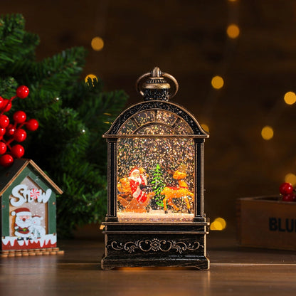 Christmas Cute Christmas Tree Santa Claus Snowman PC Party Festival Ornaments Led Lights Night Lights