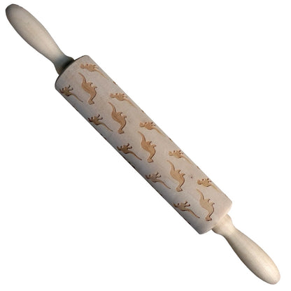 Christmas Cartoon Style Ethnic Style Elk Theaceae/Muhe Rolling Pin 1 Piece