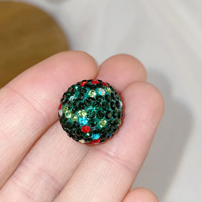 K16 Stars Diamond Ball Color Straight Hole Soft Clay Beads Mobile Phone Chain Bag Chain Diy Jewelry Accessories Beaded