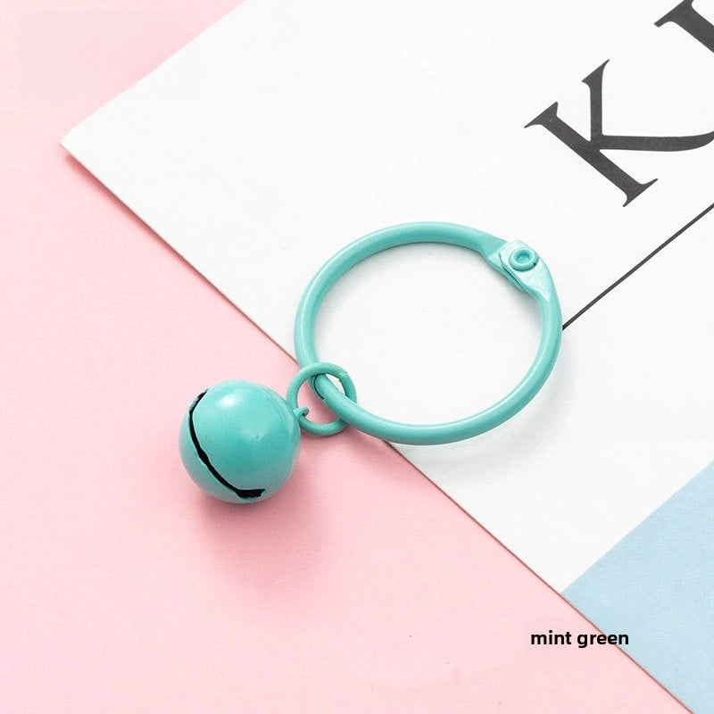 Creative Internet Red Bell Keychain Color Resin Pendant Accessories Bag Car Pendant Candy Color Hanging Material