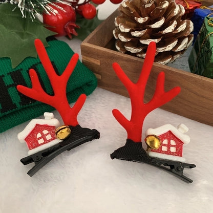 Christmas Cute Antlers Plastic Daily Hairpin