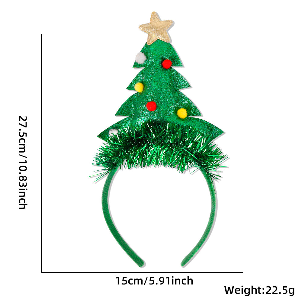 Christmas Cartoon Style Cute Exaggerated Christmas Hat Plastic Festival Street Headband