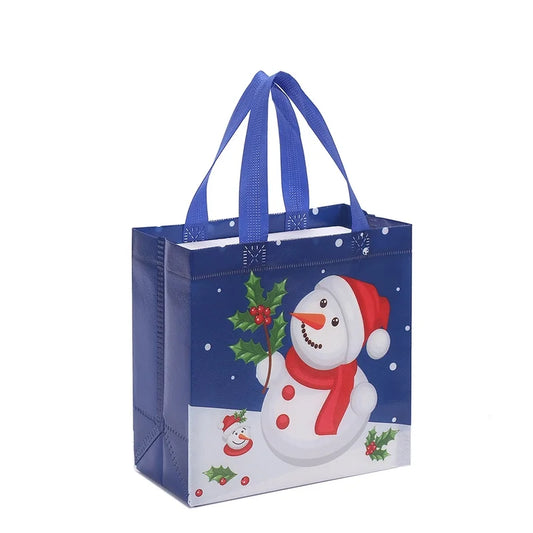 Birthday Gift Storage Bag Non-woven Christmas Handbag Foldable Gift Storage Shopping Bag Waterproof Bag