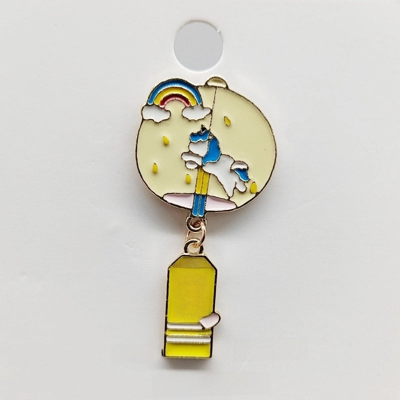 Casual Cute Streetwear Pin Cartoon Character Alloy Enamel Unisex Brooches