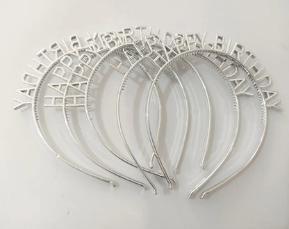 Christmas Valentine'S Day New Year Korean Style Happy Birthday English Letter Hair Band ABS Wedding Graduation Birthday