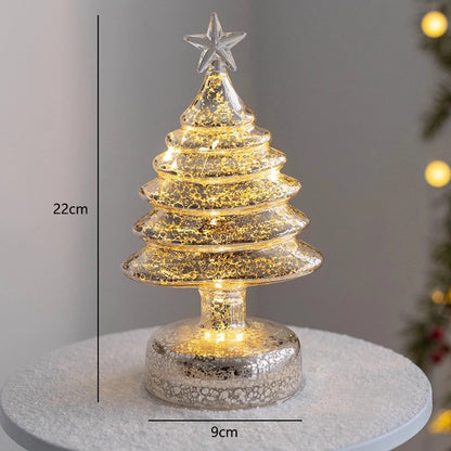 Christmas Minimalist Classic Style Christmas Tree Glass Holiday Festival Ornaments