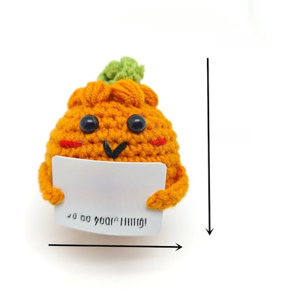 Cute Animal Fruit Vegetable Yarn Ornaments Artificial Decorations